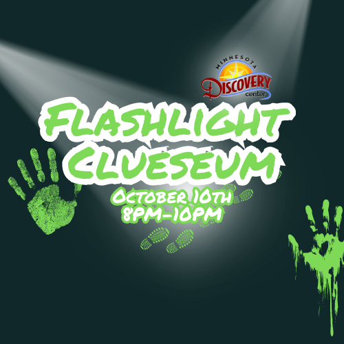 Flashlight Clueseum logo 2024
